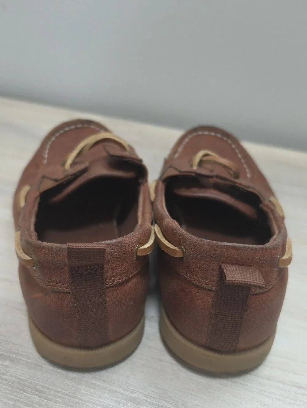 Old Navy Brown Kids Moccasin Slip-Ons